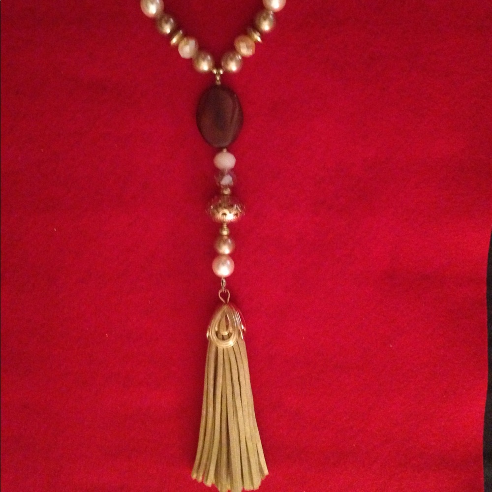 Beautiful Long Beaded Necklace